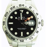 Rolex Explorer II Stainless Steel Black Dial 42mm Automatic Watch